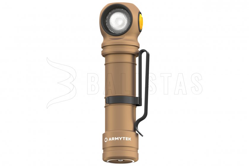 Hoofdlamp Armytek Wizard C2 Pro MAX Sand Koud licht