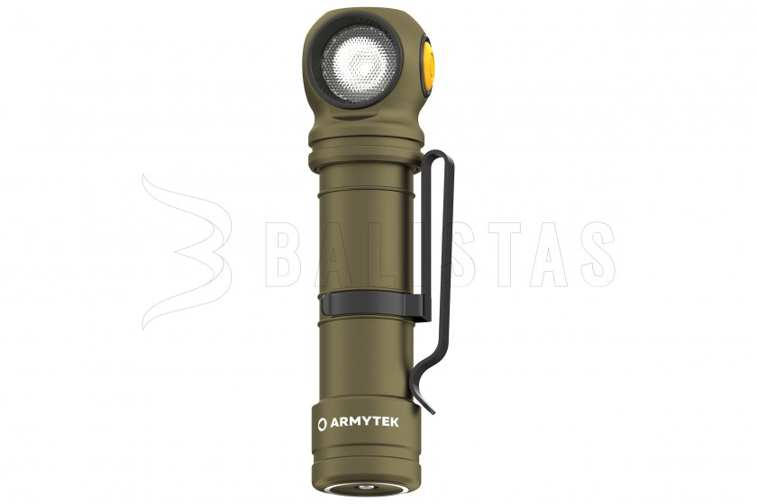 Hoofdlamp Armytek Wizard C2 Pro MAX Olive Koud licht