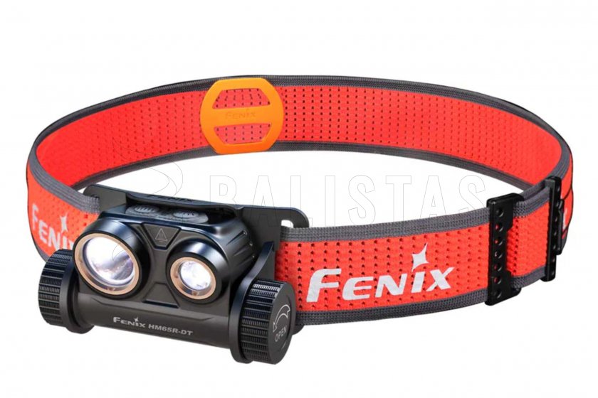 Oplaadbare hoofdlamp Fenix HM65R-DT zwart