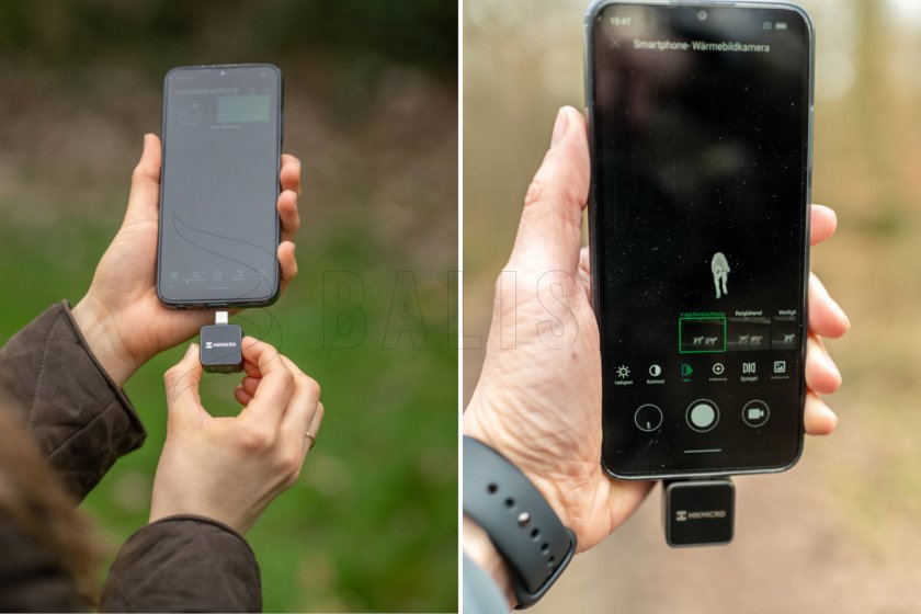 Thermische camera voor smartphone Hikmicro EXPLORER E20 Plus