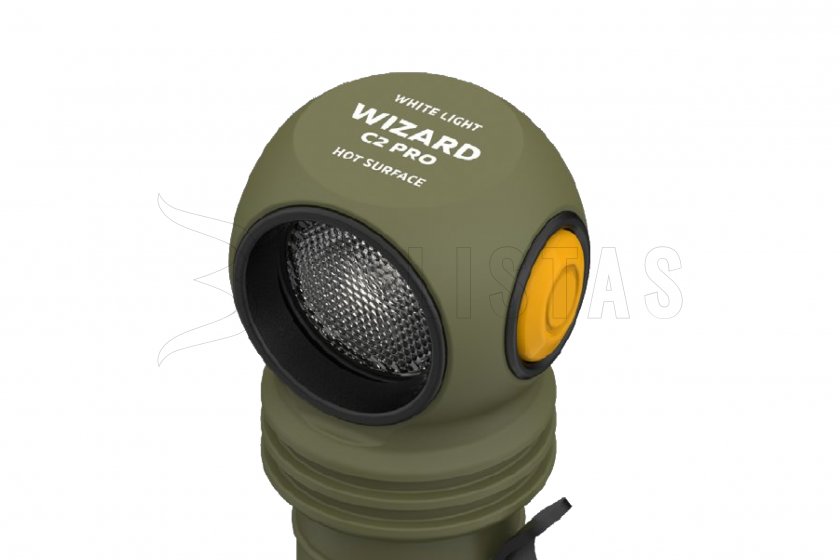 Hoofdlamp Armytek Wizard C2 Pro koud licht Olijf
