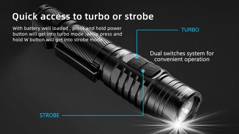 Zaklamp Wuben TO40R