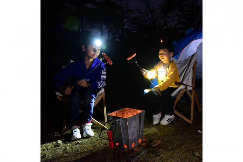 Hoofdlamp Wuben H3 orange