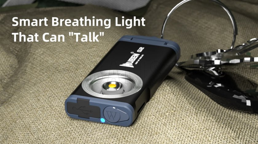 Zaklamp Wuben G2 blauw