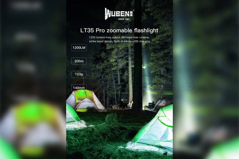Zaklamp Wuben LT35 PRO