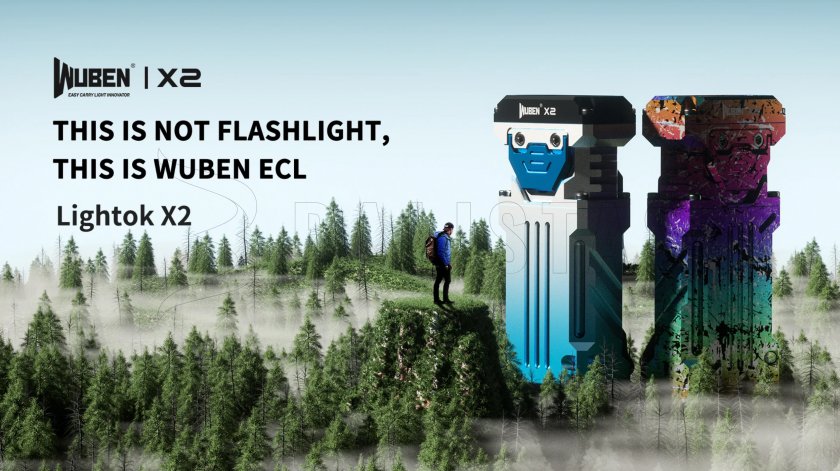 Zaklamp Wuben X2 Wit