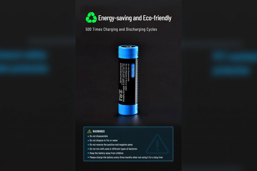Batterij Wuben 21700 B Li-Ion 4800mAh