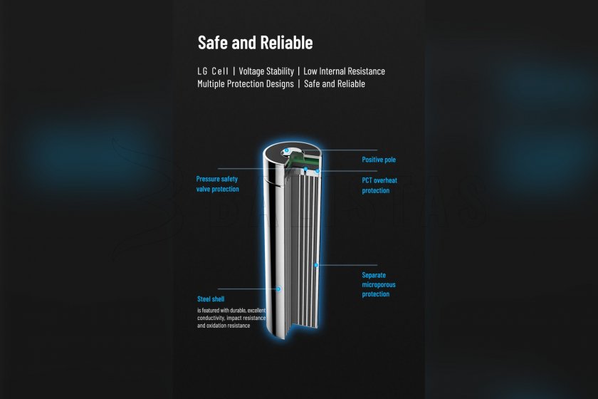 Batterij Wuben 3400B x Li-Ion 3400mAh