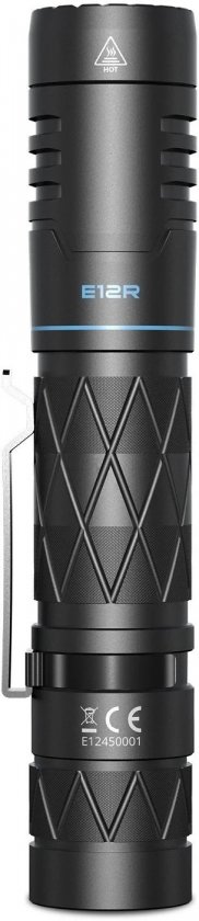 Zaklamp Wuben E12R zwart