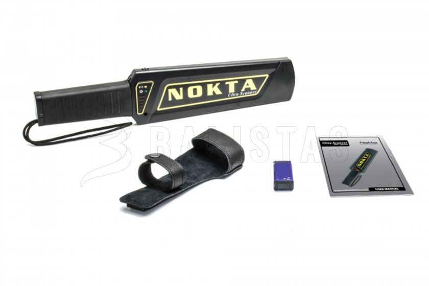 Handmatige veiligheidsmetaaldetector Nokta Ultra Scanner