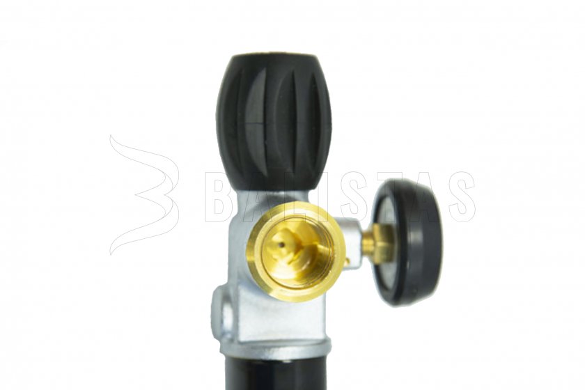 Duikfles 12L met manometer en slang