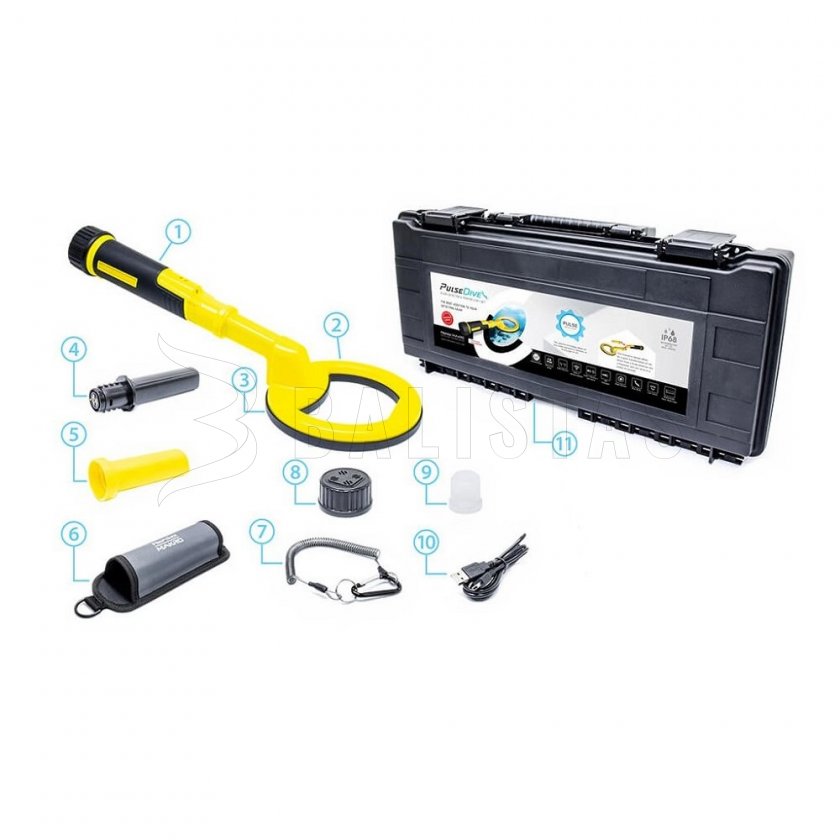 Nokta PulseDive Scuba zwarte duik-handmetaaldetector