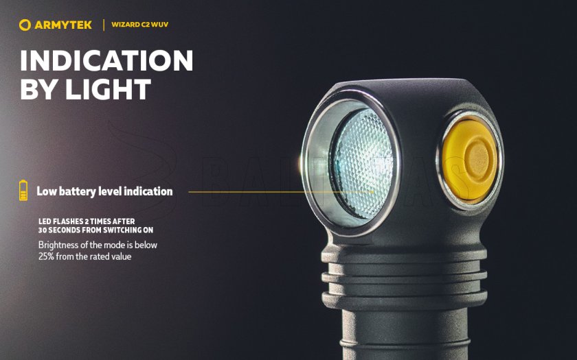 Hoofdlamp Armytek Wizard C2 WUV