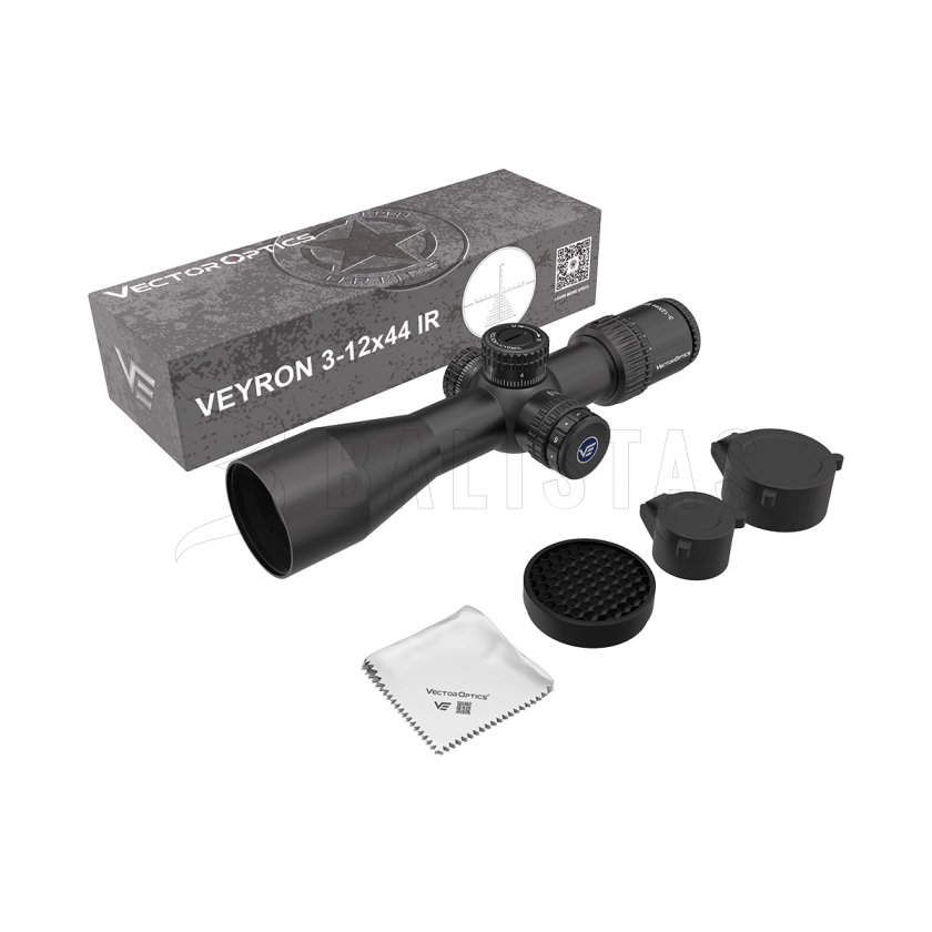 Richtkijker Vector Optics Veyron 3-12x44IR SFP Compact MRAD