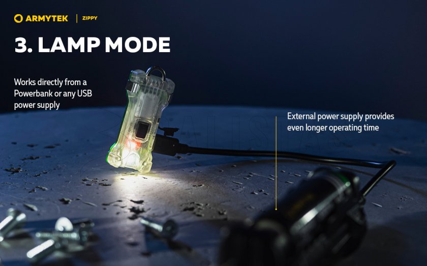 Sleutelhanger Armytek Zippy Green