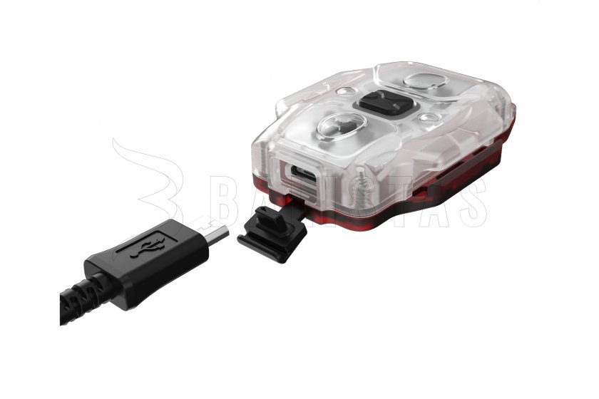 Multifunctionele zaklamp Armytek Crystal Pro - rood