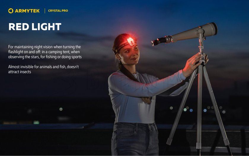 Multifunctionele zaklamp Armytek Crystal Pro - grijs