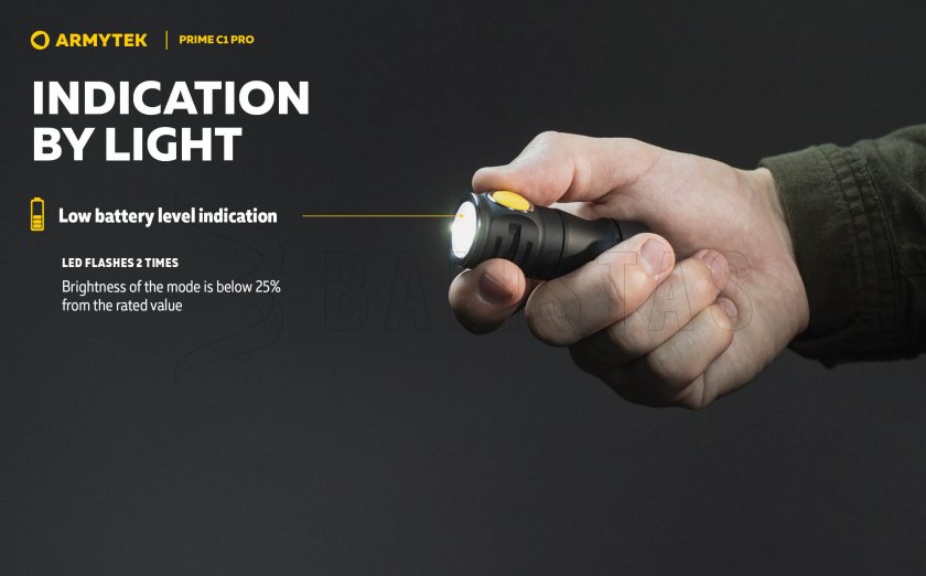Zaklamp Armytek Prime C1 Pro koud licht