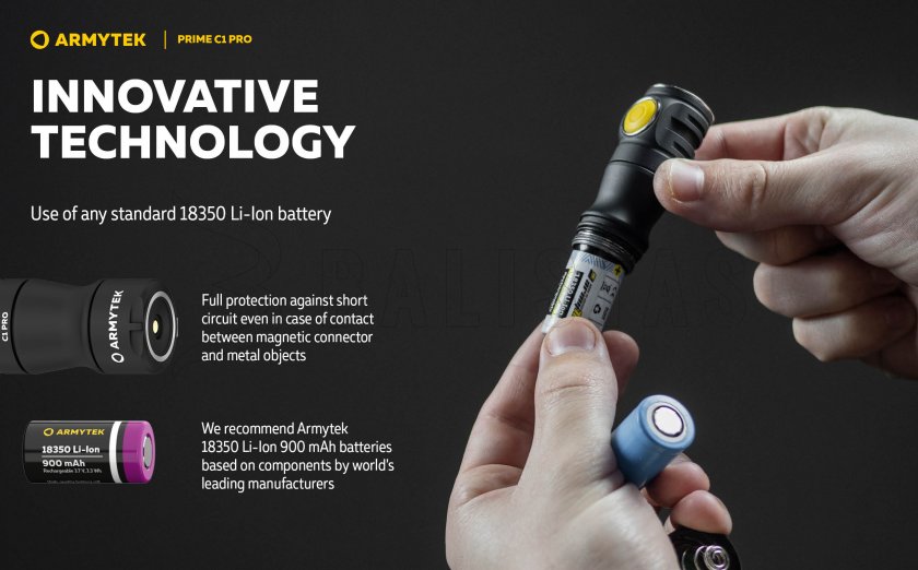 Zaklamp Armytek Prime C1 Pro koud licht
