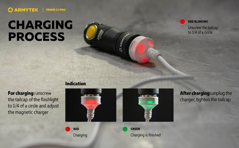 Zaklamp Armytek Prime C1 Pro koud licht