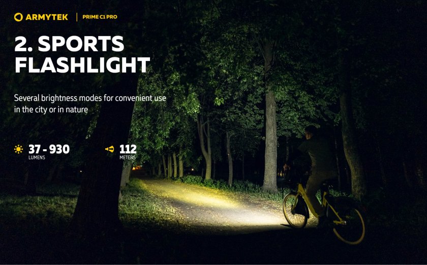 Zaklamp Armytek Prime C1 Pro warm light