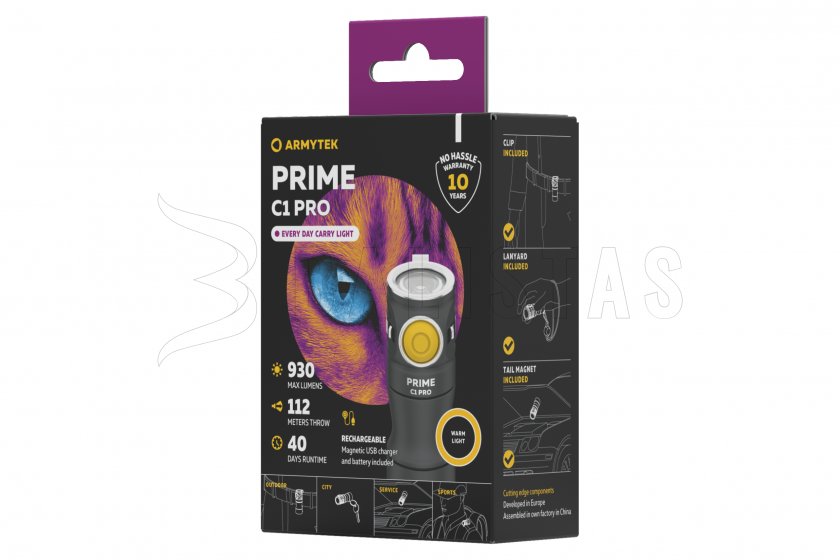 Zaklamp Armytek Prime C1 Pro warm light