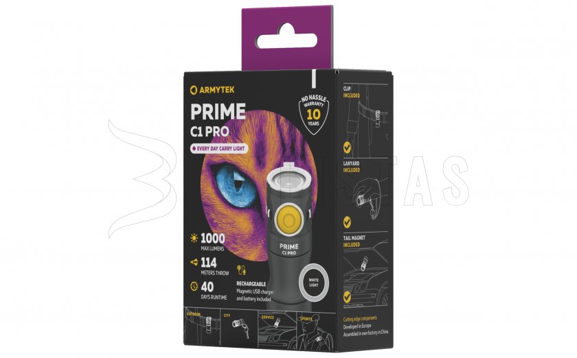 Zaklamp Armytek Prime C1 Pro koud licht
