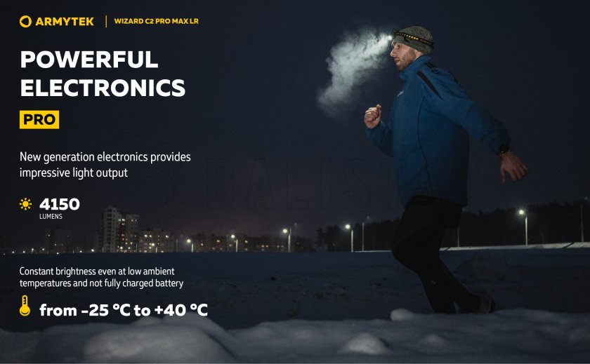 Zaklamp Armytek Wizard C2 Pro MAX LR koud licht