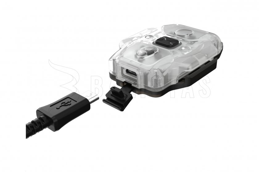 Multifunctionele zaklamp Armytek Crystal - grijs UV