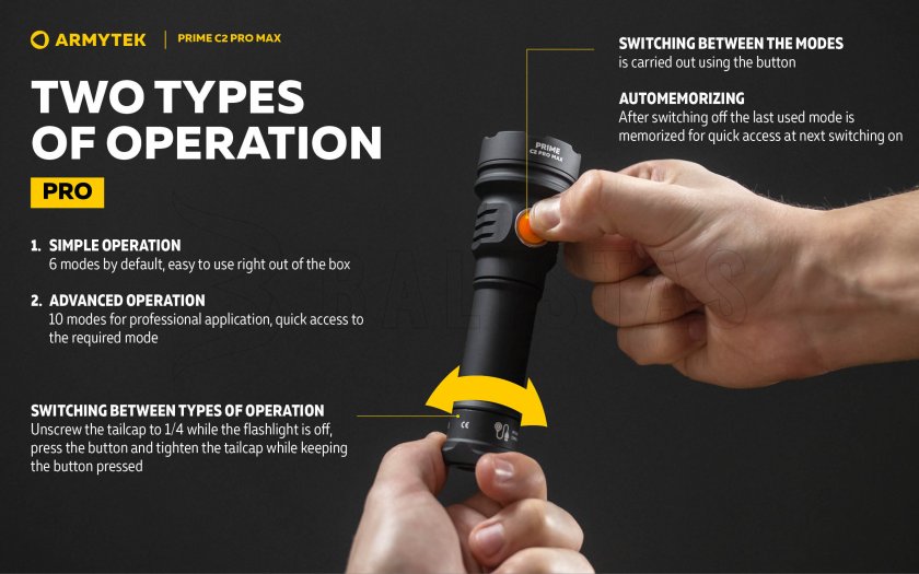 Svítilna Armytek Prime C2 Pro Max Warm Light