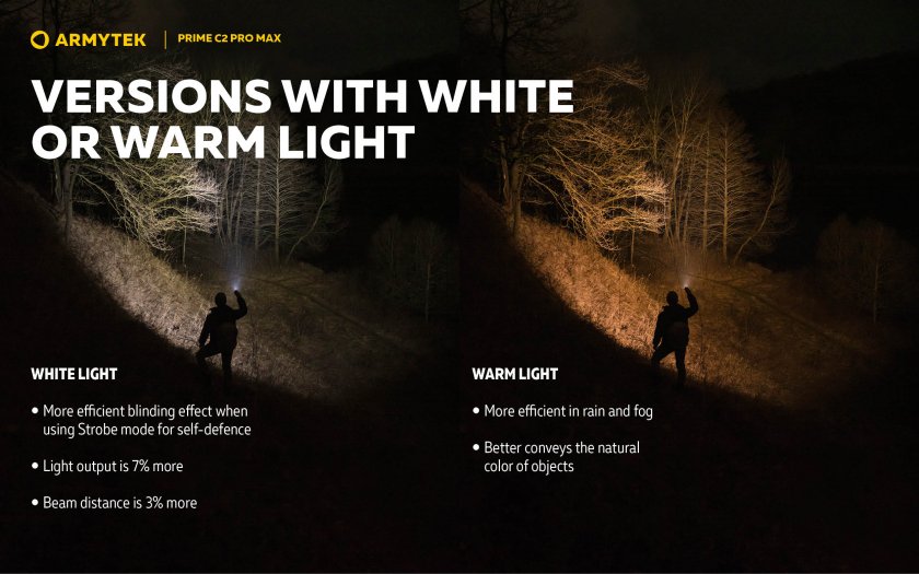 Svítilna Armytek Prime C2 Pro Max Warm Light