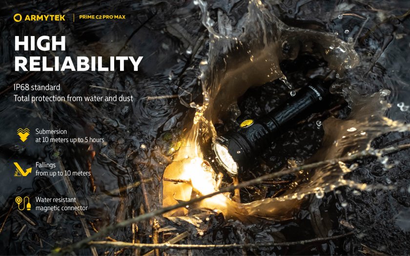 Svítilna Armytek Prime C2 Pro Max Warm Light