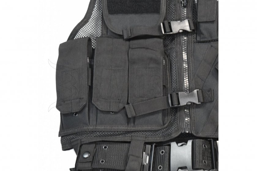 Tactisch vest Mil-Tec CROSSDRAW USMC zwart