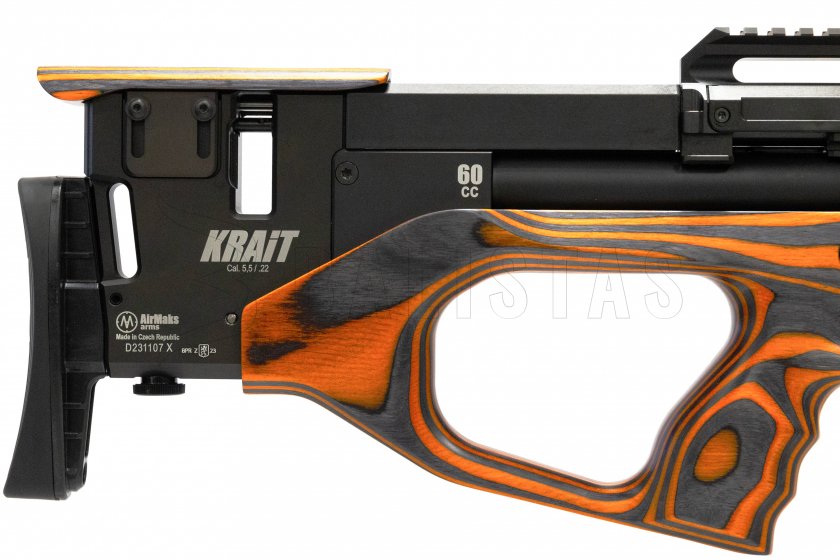 Luchtbuks AirMaks Krait WX Tube 5,5mm Orange Lamino