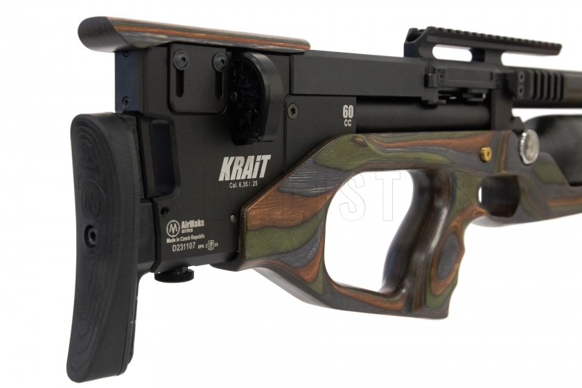 Luchtbuks AirMaks Krait WL 6,35mm Forest Lamino