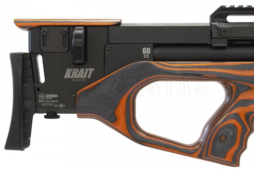 Luchtbuks AirMaks Krait WX 5,5mm Orange Lamino