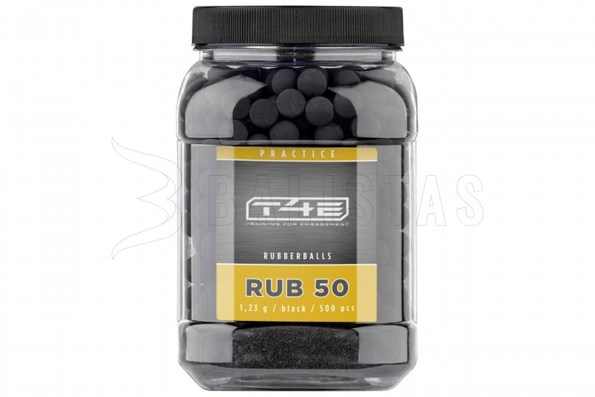 Kogeltjes T4E Rubber Ball RB Prac-Series .50 polymer 500st