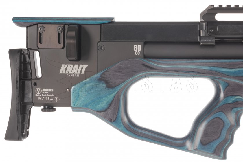 Luchtgeweer AirMaks Krait WL 5,5mm Blue Lamino