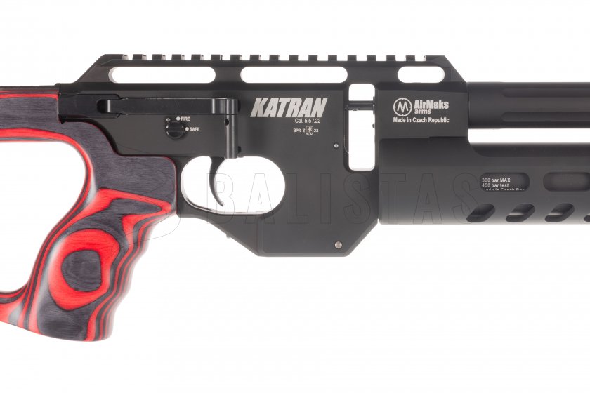 Luchtbuks AirMaks Katran W 5,5mm Red Lamino