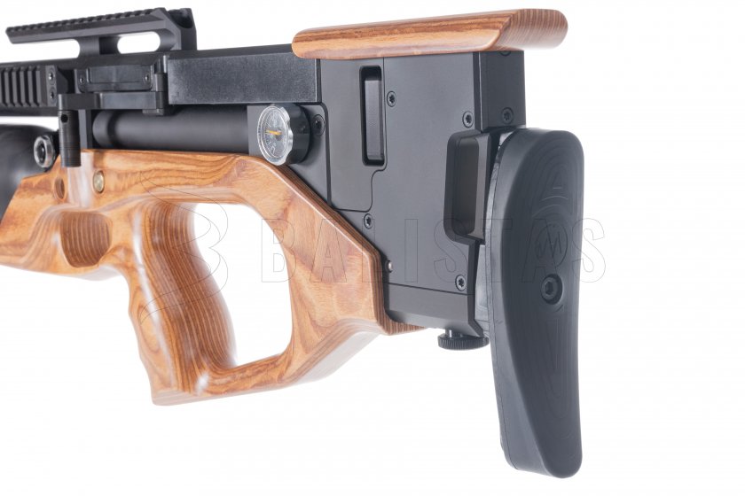 Luchtgeweer AirMaks Krait WL 6,35mm Light Brown Lamino