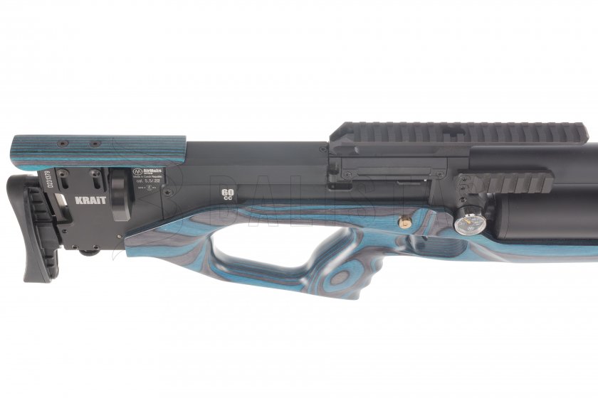 Luchtbuks AirMaks Krait W Tube 5,5mm Blue Lamino