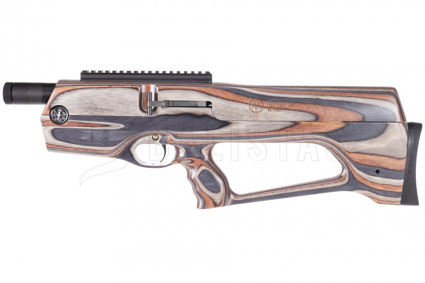 Luchtgeweer AirMaks Caiman 4,5mm grey/brown lamino