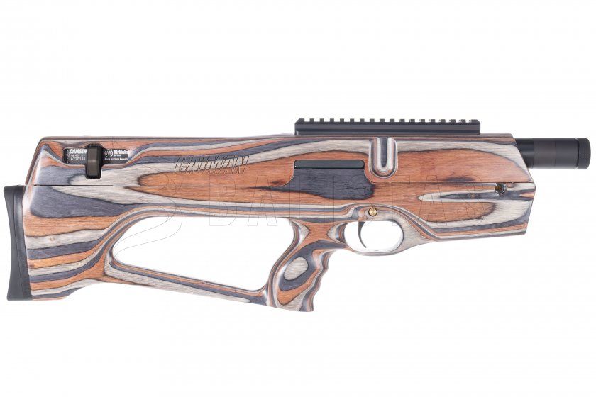 Luchtgeweer AirMaks Caiman 4,5mm grey/brown lamino