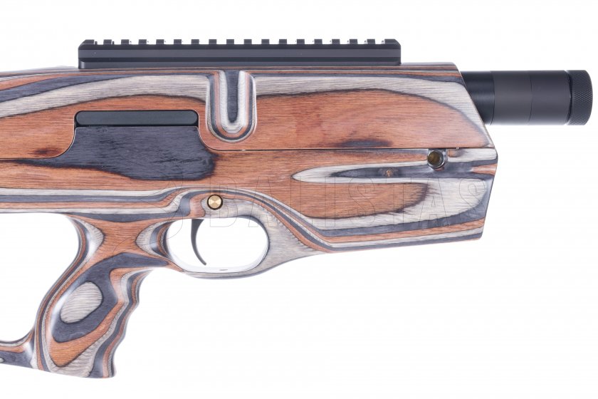 Luchtgeweer AirMaks Caiman 4,5mm grey/brown lamino