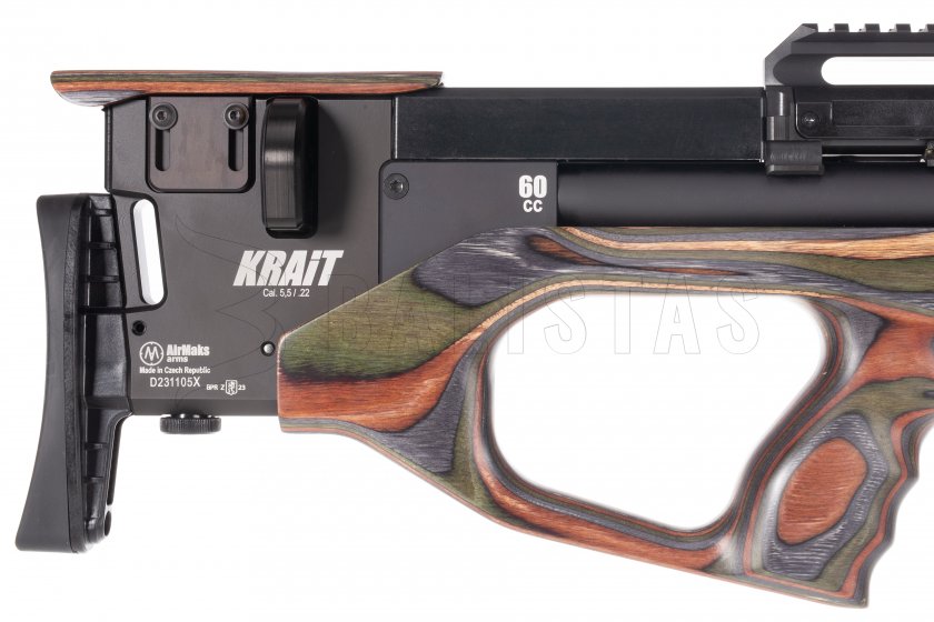 Luchtbuks AirMaks Krait W Tube 5,5mm Forest Camo
