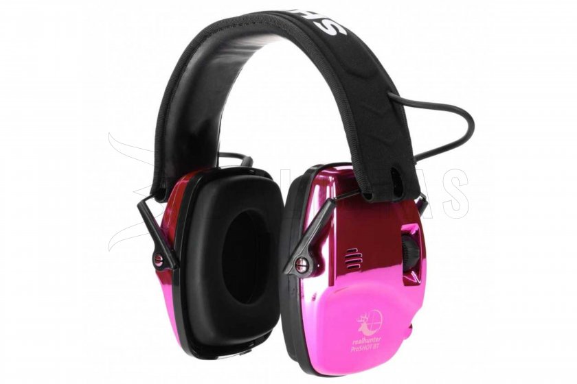 Koptelefoon RealHunter Aktivní ProSHOT BT Devil Pink