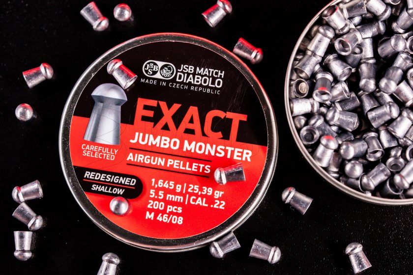 Diabolo JSB Exact Jumbo Monster Redesigned Shallow 5,52mm 200st.