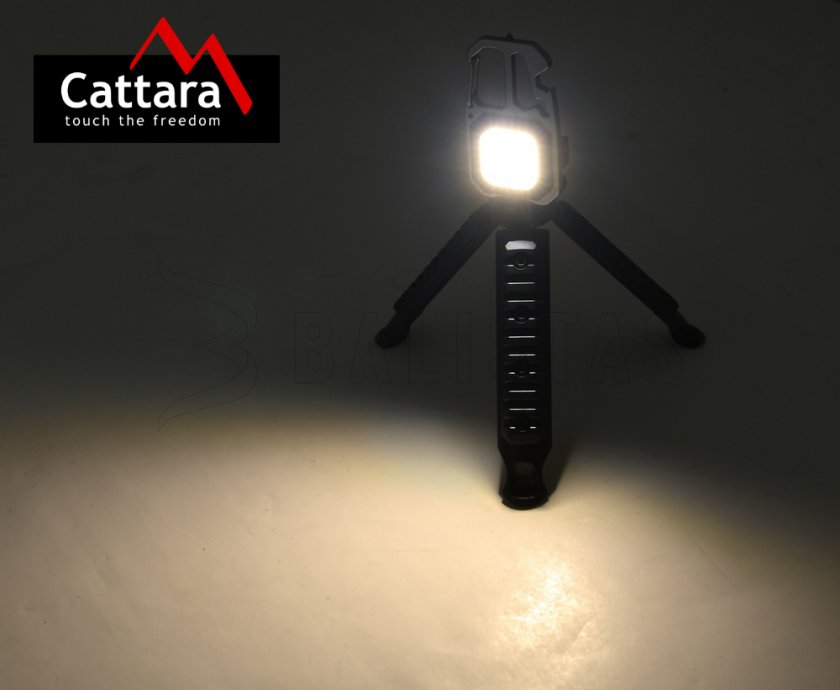 Zaklamp COB 600lm MULTI TRIPOD met standaard