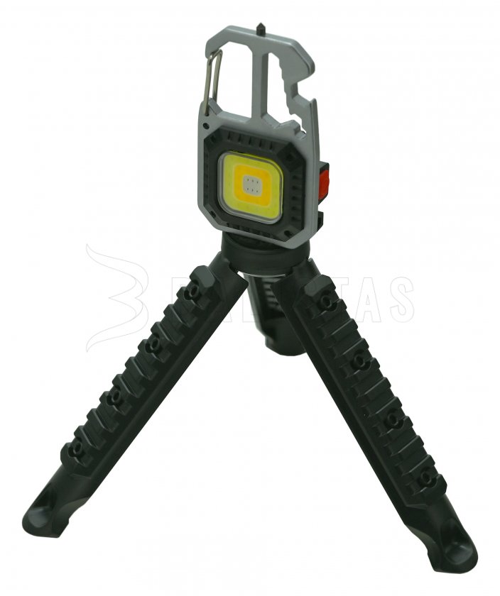 Zaklamp COB 600lm MULTI TRIPOD met standaard