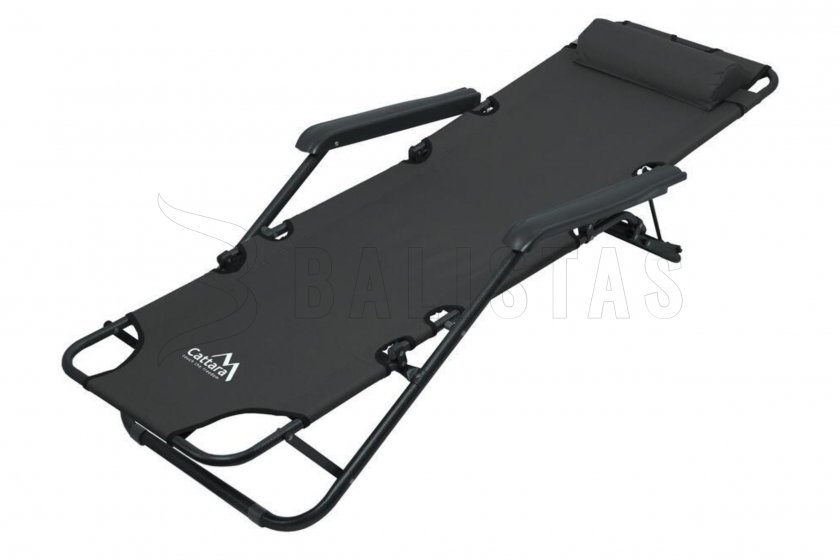 Ligbed/stoel COMFORT antraciet